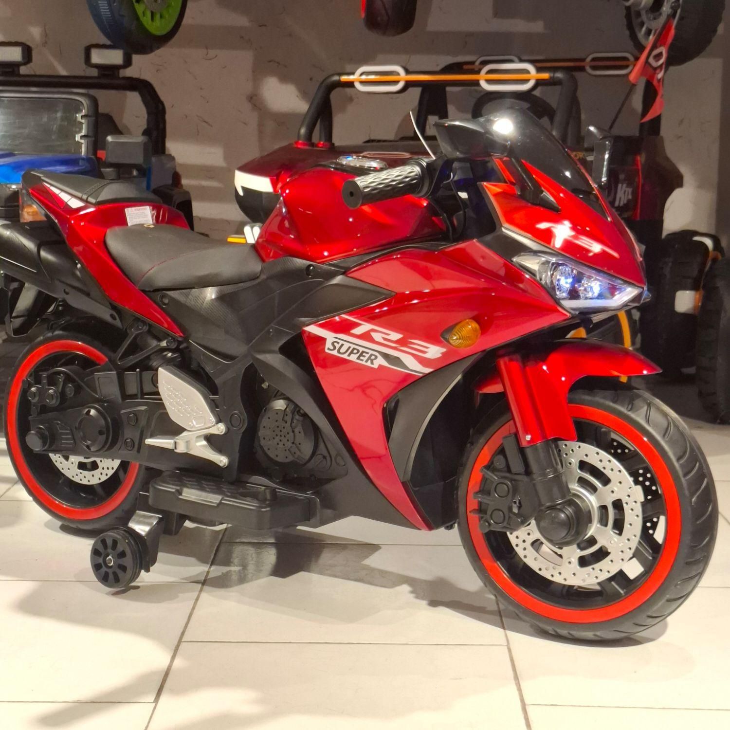 موتورشارژی R3 دسته گازی پدال ترمز سایزبزرگ|اسباب‌بازی بچه|مشهد, سناباد|دیوار