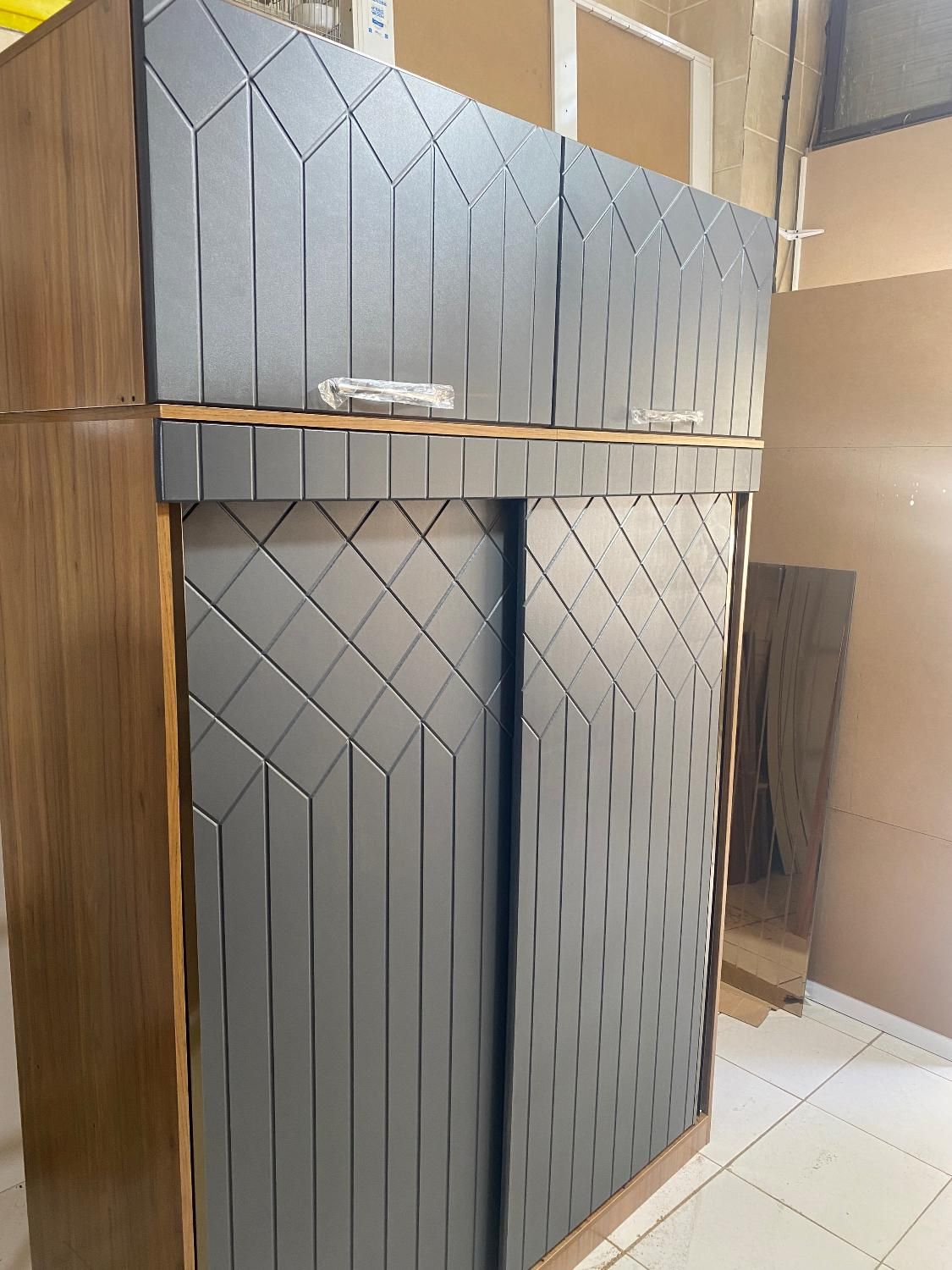 کمد لباس ۲تیکه ۱۲۰سانت|جاکفشی، کمد، دراور|قزوین, |دیوار