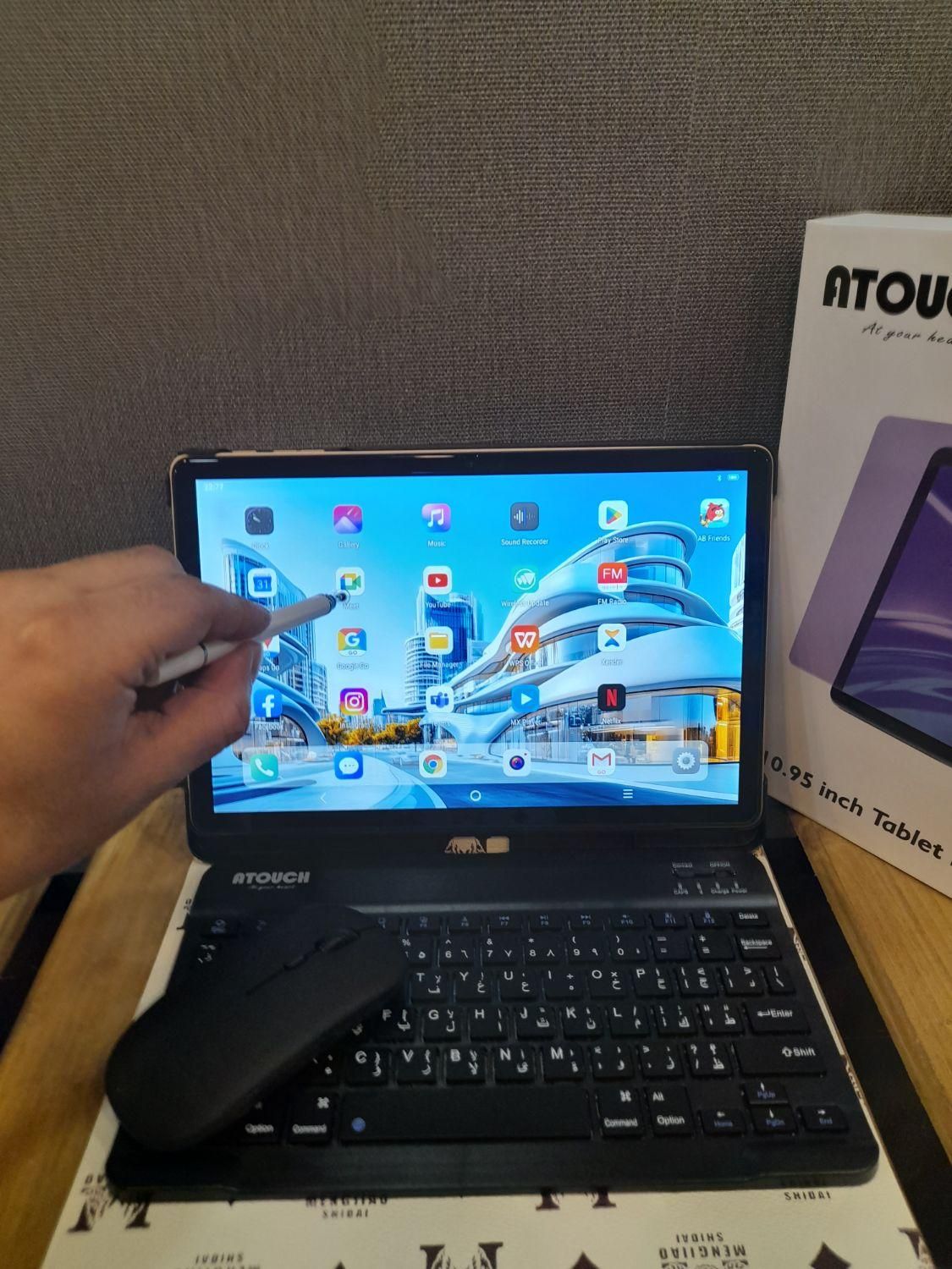 تبلت ۱۱اینچ ترید  ATOUCH s tab9 آکبند کیبورد دار|تبلت|تهران, مجیدیه|دیوار