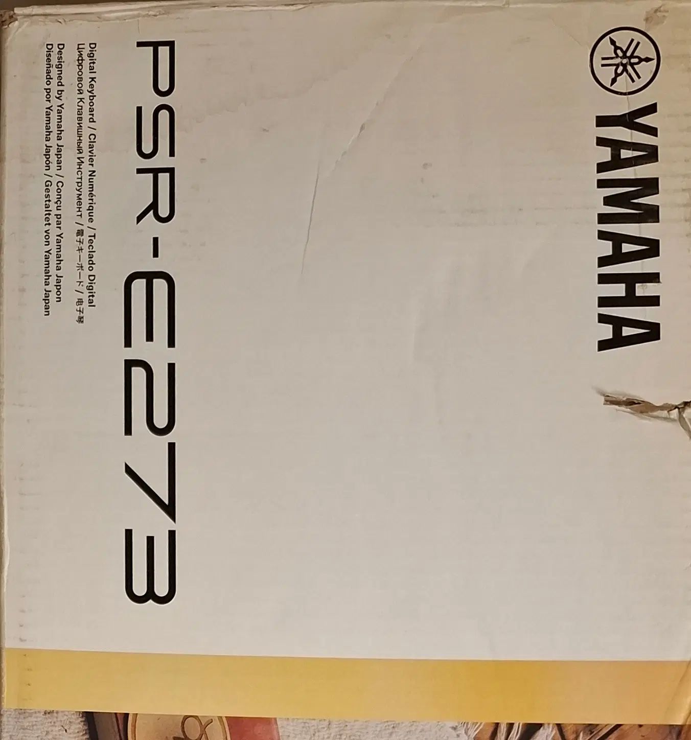 فروش ارگ کاملا در حد نو برند YAMAHA مدل E273|پیانو، کیبورد، آکاردئون|تهران, باغ فیض|دیوار
