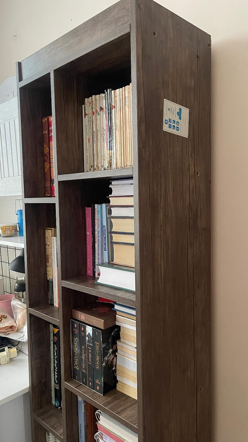 کتابخانه، کمد شلف قفسه استند قفسه جای دکور|کتابخانه، شلف، قفسه‌های دیواری|تهران, نیروی هوایی (پیروزی)|دیوار