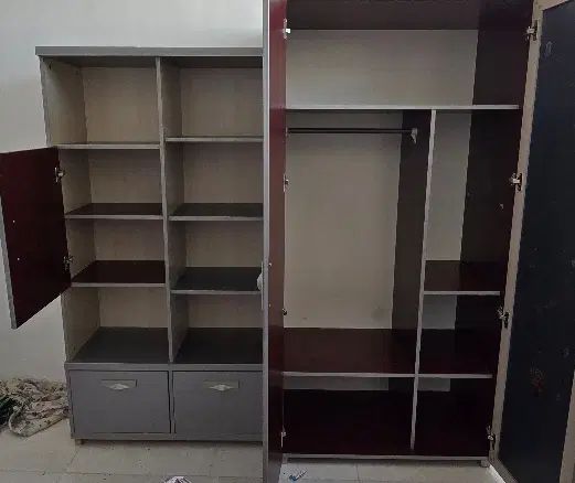 کمد لباس و کتابخانه|کتابخانه، شلف، قفسه‌های دیواری|مشهد, الهیه|دیوار