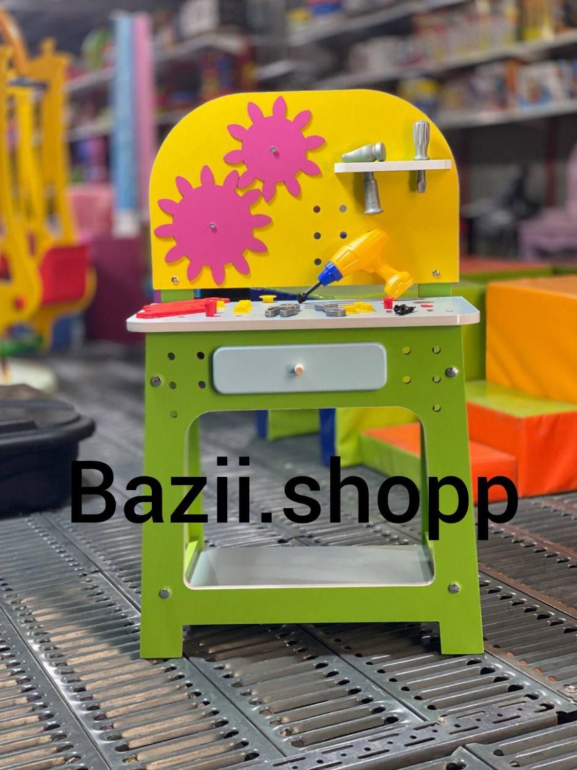 میز ابزار چوبی/خانه مشاغل کودک/تجهیز خانه بازی/مهد|اسباب‌‌بازی|تهران, نعمت‌آباد|دیوار