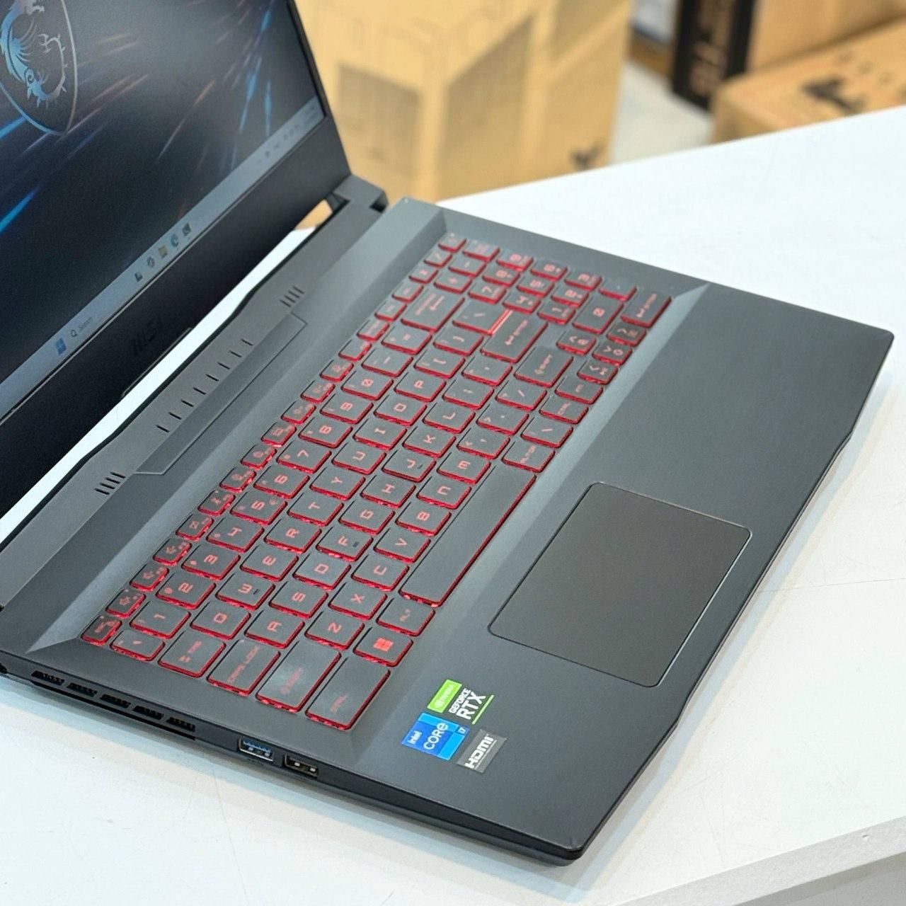 لپتاپ گیمینگ MSI Katana GF66 رم 64 گیگ هارد 1 SSD|رایانه همراه|شیراز, ملاصدرا|دیوار