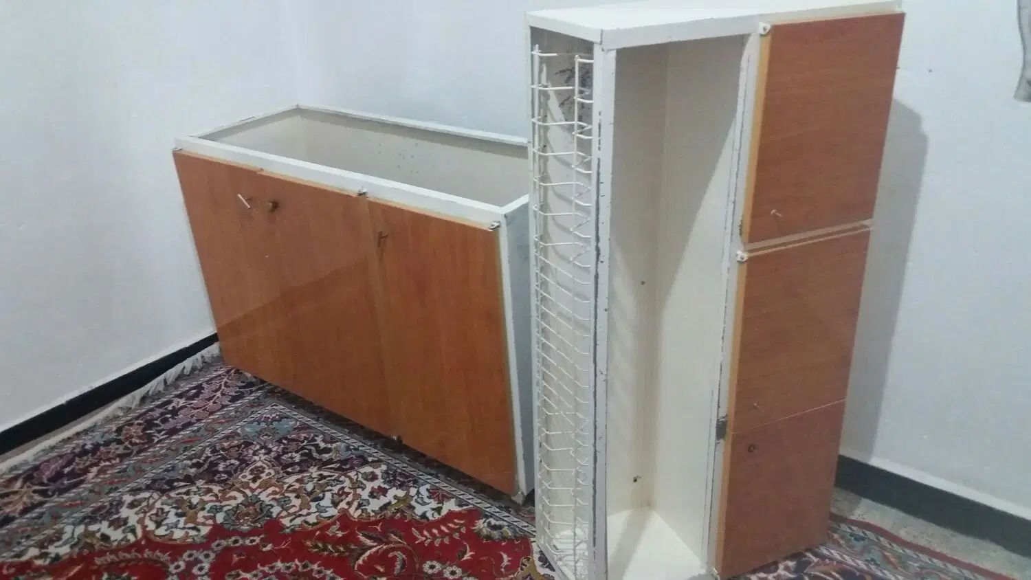 کابینت ابچکان  سه در بالا و پایین ورق سنگین|آب‌چکان و نظم‌دهنده ظروف|پلدختر, |دیوار