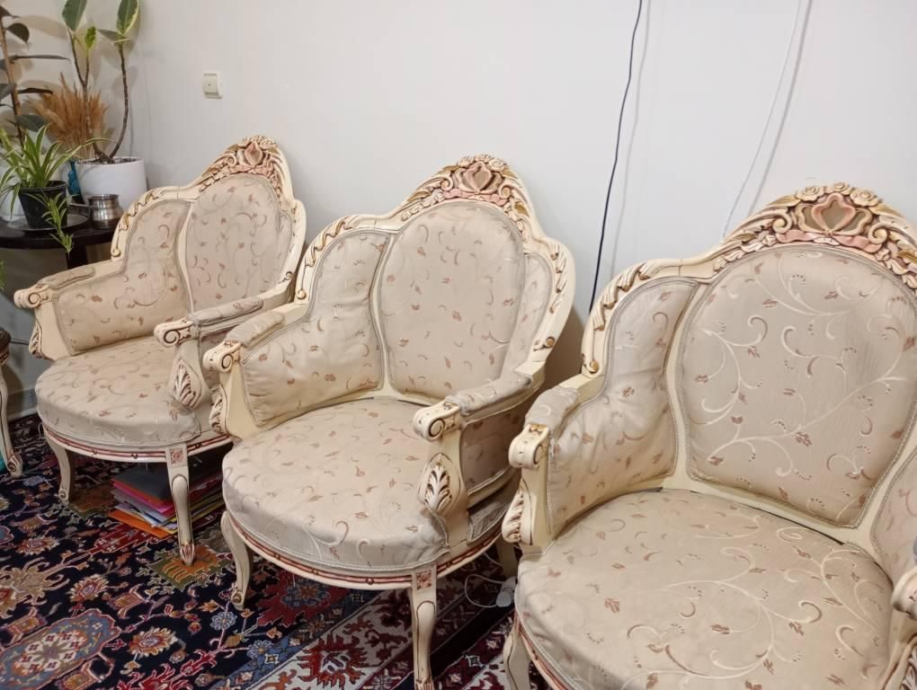 مبلمان استیل 7 نفره|مبلمان خانگی و میز عسلی|تهران, عارف|دیوار
