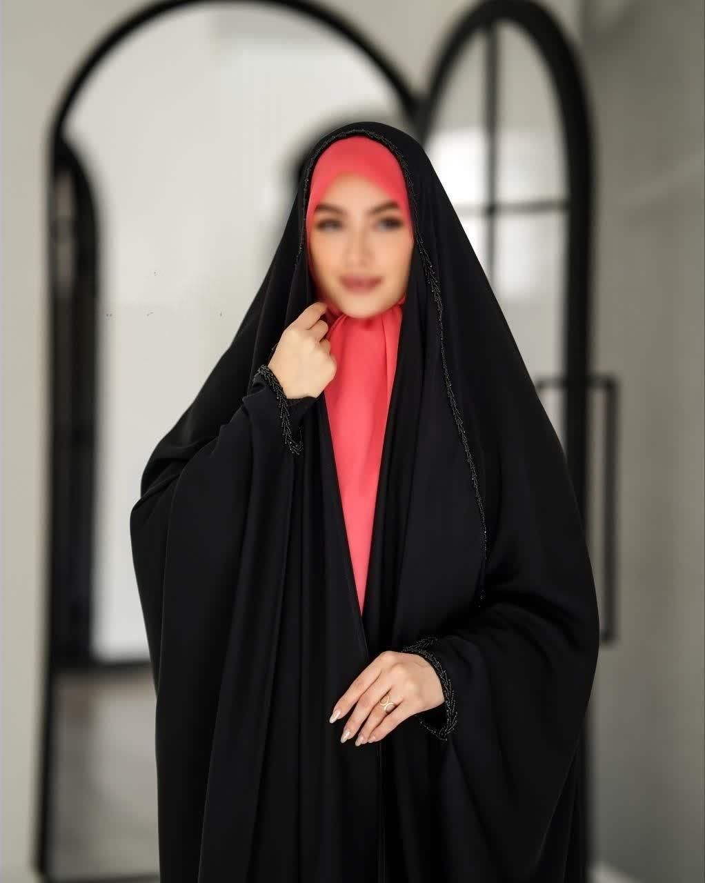 چادر مشکی جده مرواریدی منجوق|لباس|مشهد, خواجه ربیع|دیوار