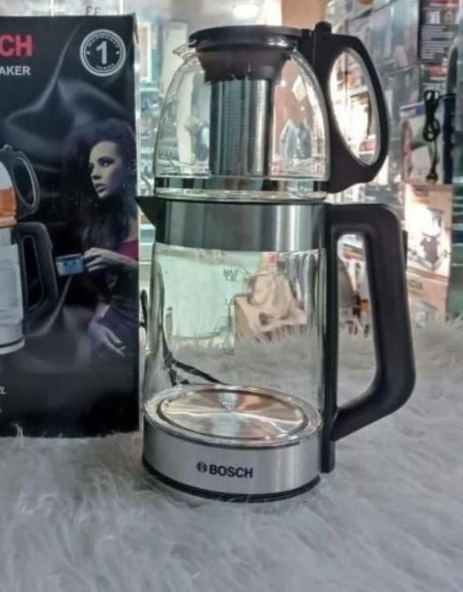 چایساز های برقی کتری کنارهمی Bosch صفحه شیشه ای|سماور، چای‌ساز، قهوه‌ساز|تهران, ستارخان|دیوار