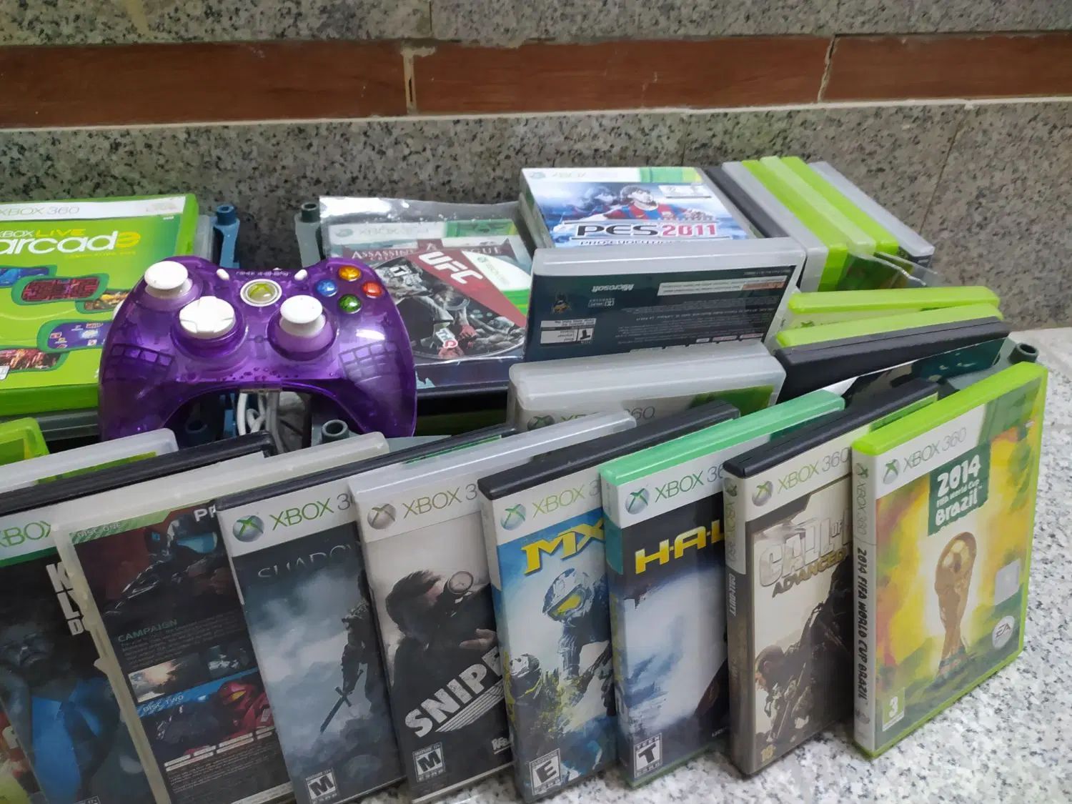 انواع بازی های X box360 به همراه دسته بازی|کنسول، بازی ویدئویی و آنلاین|اصفهان, ملاصدرا|دیوار