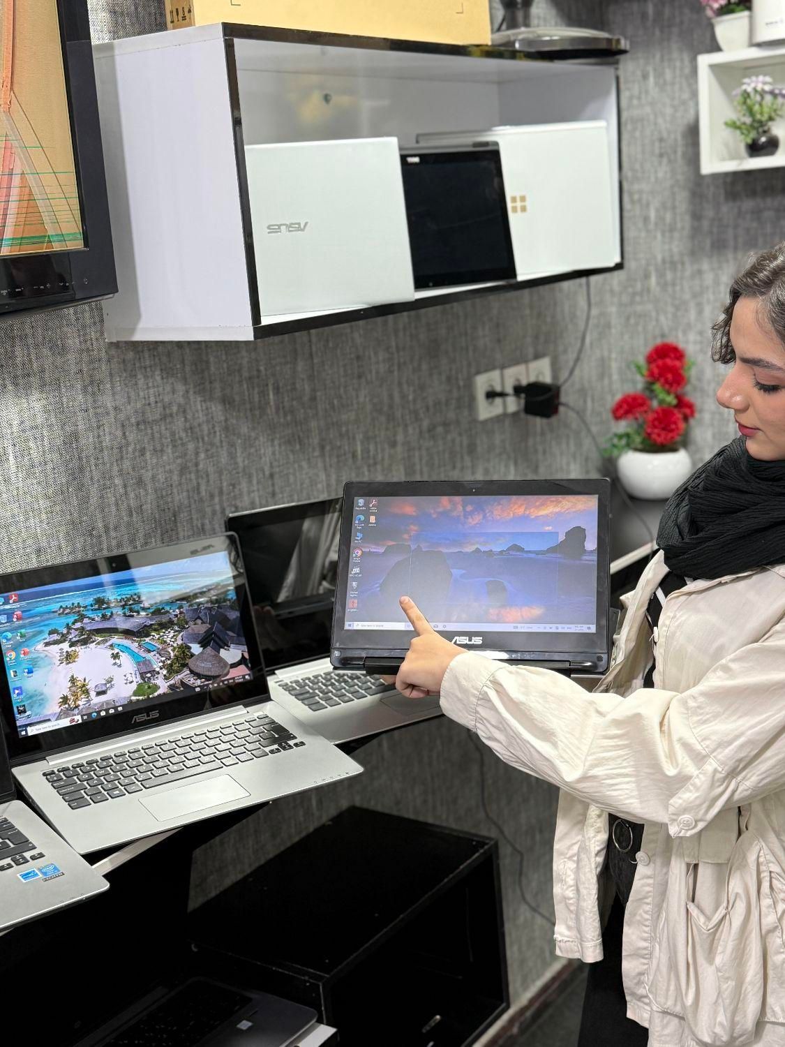 لپتاپ ایسوس تاچ قیمت فقط 10toman|رایانه همراه|دورود, |دیوار