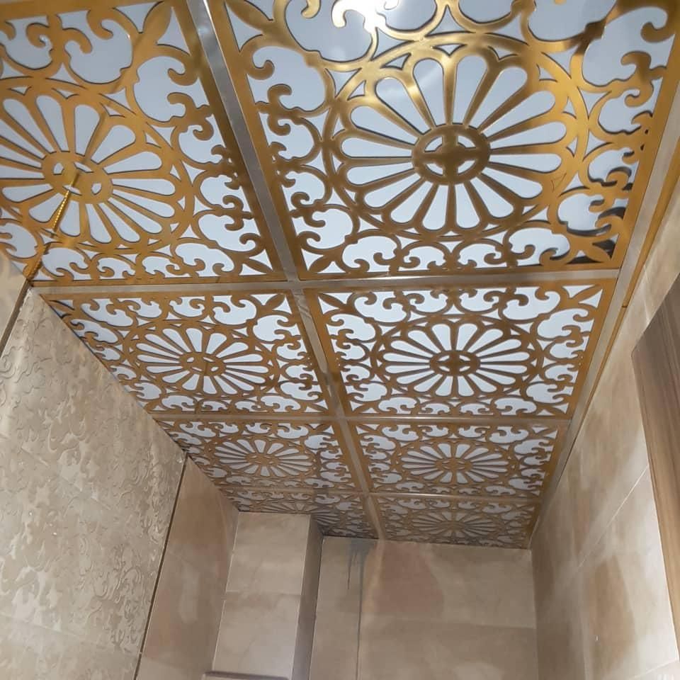 نصاب سقف کاذب قرنیزکفپوش پی وی سی ترمووال ماربلpvc|خدمات پیشه و مهارت|اصفهان, خانه اصفهان|دیوار