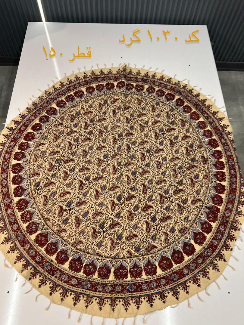 قلمکاری اصفهان سفره سنتی|پرده، رانر، رومیزی|شاهینشهر, عطار|دیوار