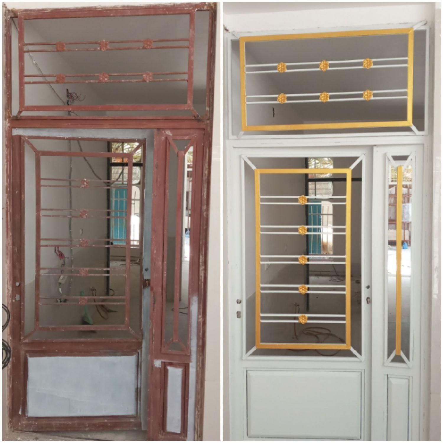 نقاشی ساختمان و درب و پنجره|خدمات پیشه و مهارت|فسا, |دیوار