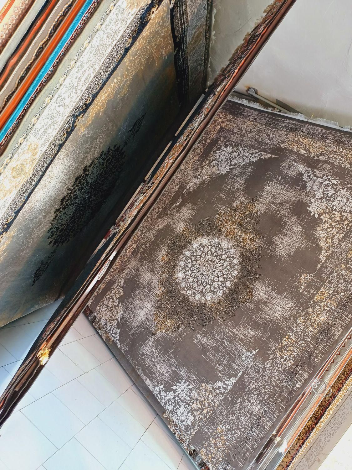 فرش نام آوران خراسان طرح 700 شانه طوسی و فیلی|فرش|مشهد, طلاب|دیوار