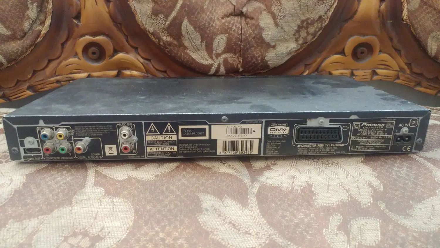 دستگاه DVD پایونیر|پخش‌کننده DVD و ویدیو|تهران, شهید رجایی|دیوار