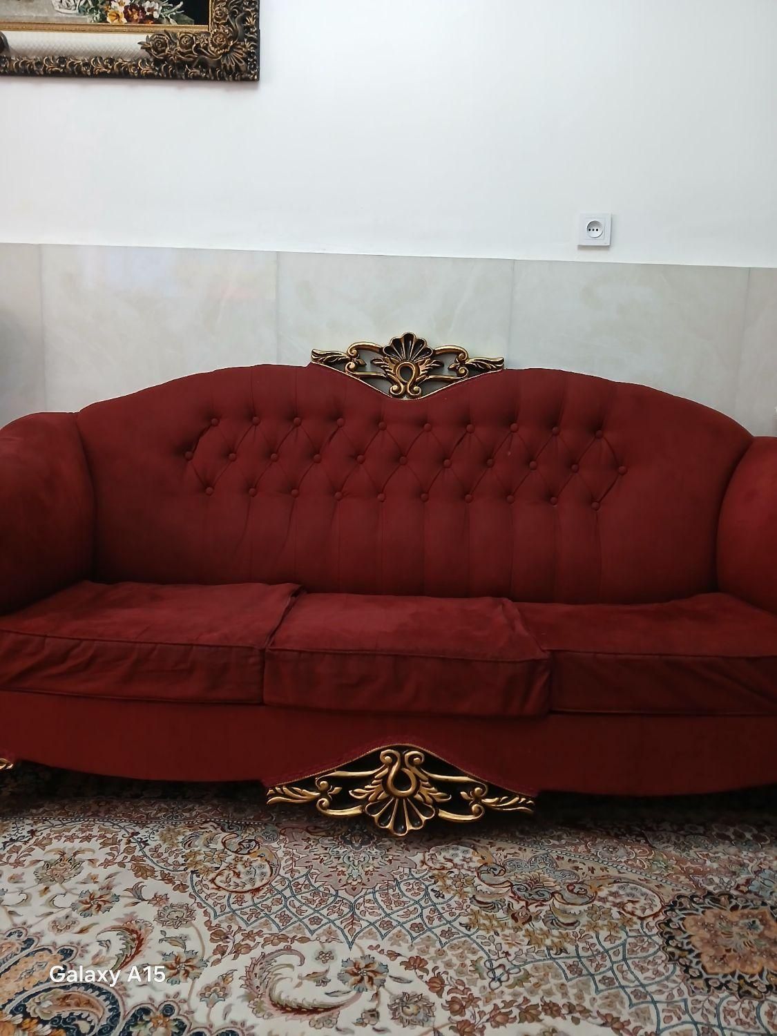 مبل هفت نفره با میز عسلی|حراج|تهران, فلاح|دیوار