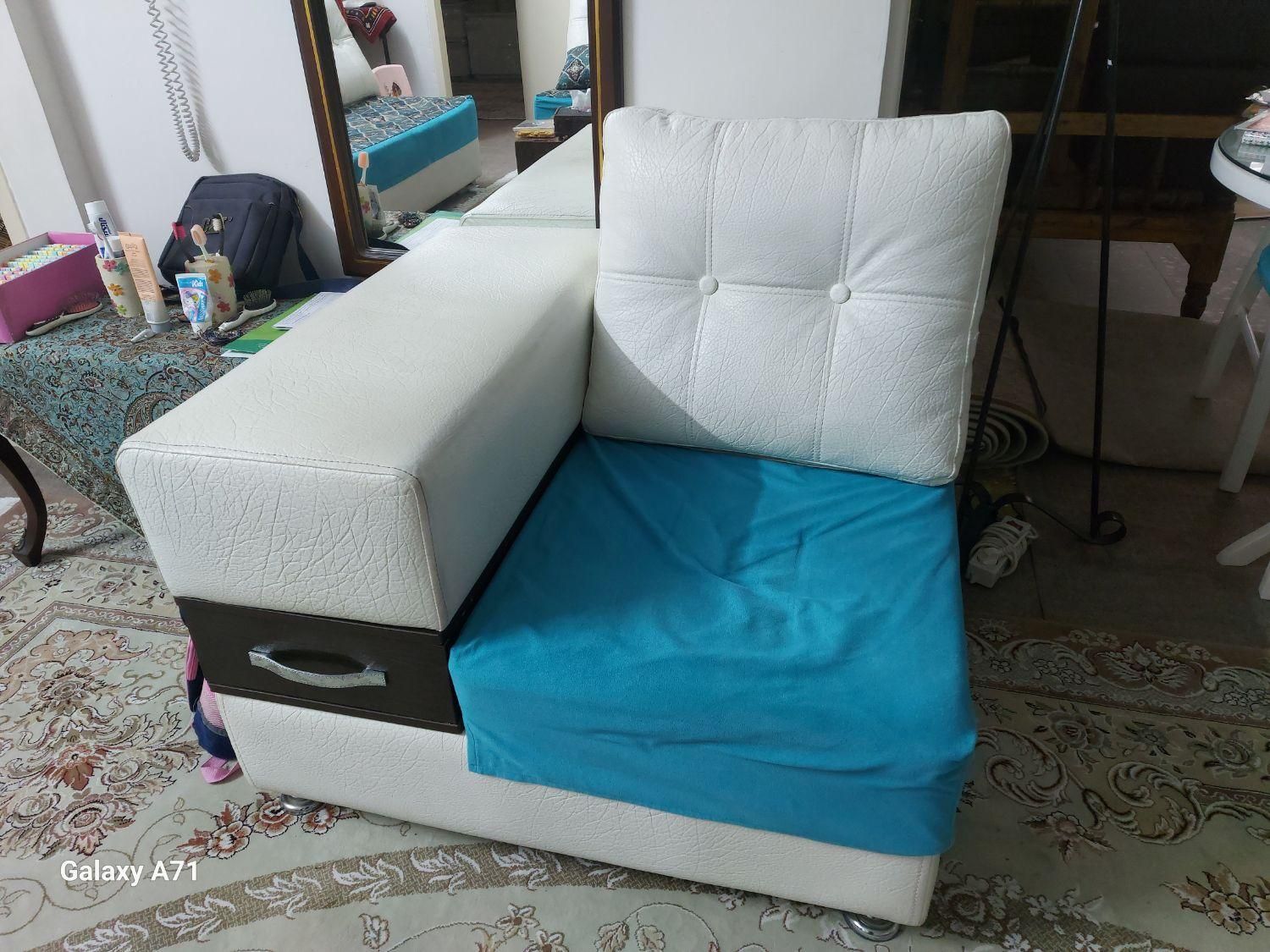 ست ۷ نفره مبل چرم و ست ۷ نفره تخت و صندلی سنتی|مبلمان خانگی و میز عسلی|تهران, شارق شرقی|دیوار
