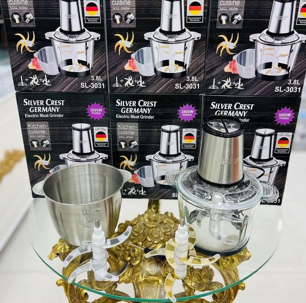 غذاساز 5تیکه خردکن 2کاسه سیلورکرست آلمان 10تیغ اصل|خردکن، آسیاب، غذاساز|یزد, |دیوار