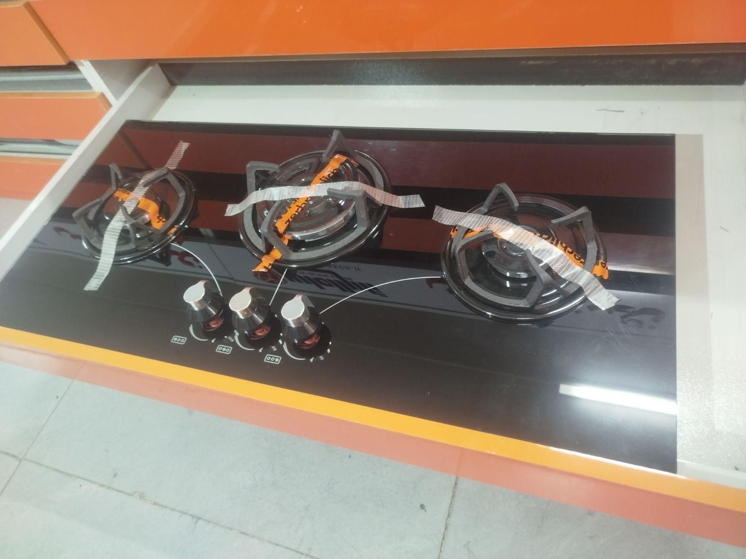 گاز سه شعله شیشه ای|اجاق گاز و لوازم برقی پخت‌وپز|مشهد, نوید|دیوار