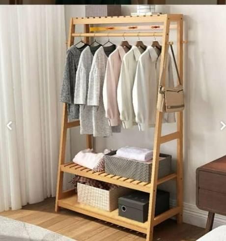 رگال لباس آویز دار چوبی|جاکفشی، کمد، دراور|شیراز, رازی|دیوار