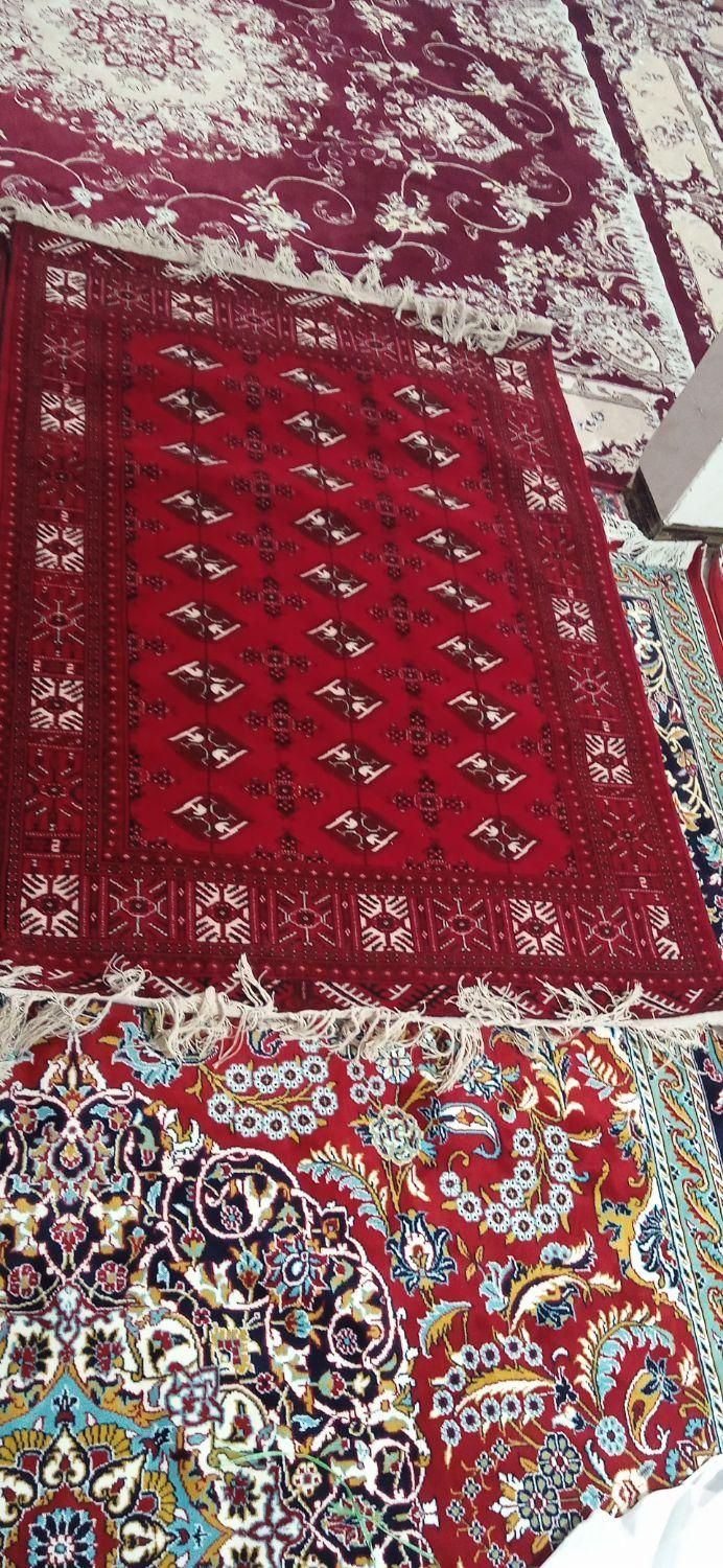 دو عدد فرش دستبافت ترکمن|فرش|مشهد, شهرک شهید باهنر|دیوار