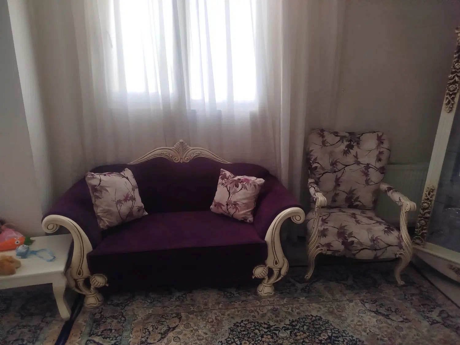 مبل ۹ نفره به همراه میز ناهار خوری ۶ نفره و عسلی|مبلمان خانگی و میز عسلی|کرج, احدآباد|دیوار