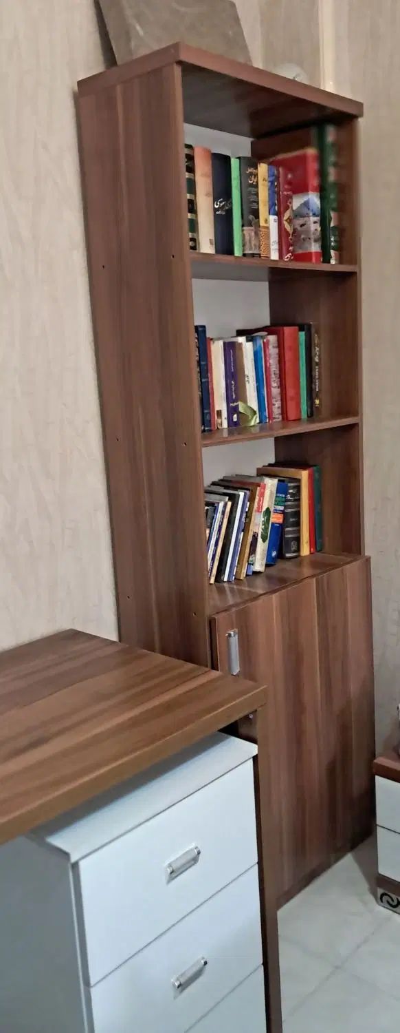کتابخانه سفارشی کمد دار|کتابخانه، شلف، قفسه‌های دیواری|تهران, فردوس|دیوار