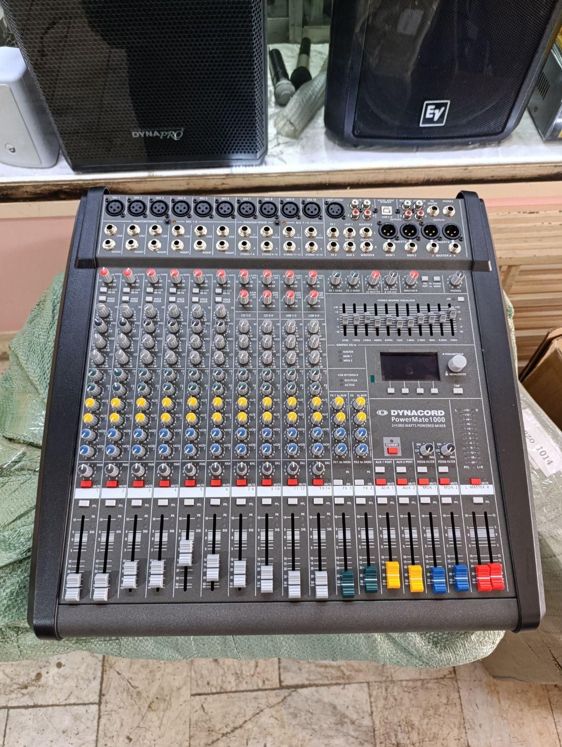 پاور میکسر ،دایناکورد ،2×1300 وات ، باند اکتیو|صوتی و تصویری|تهران, هفده شهریور|دیوار