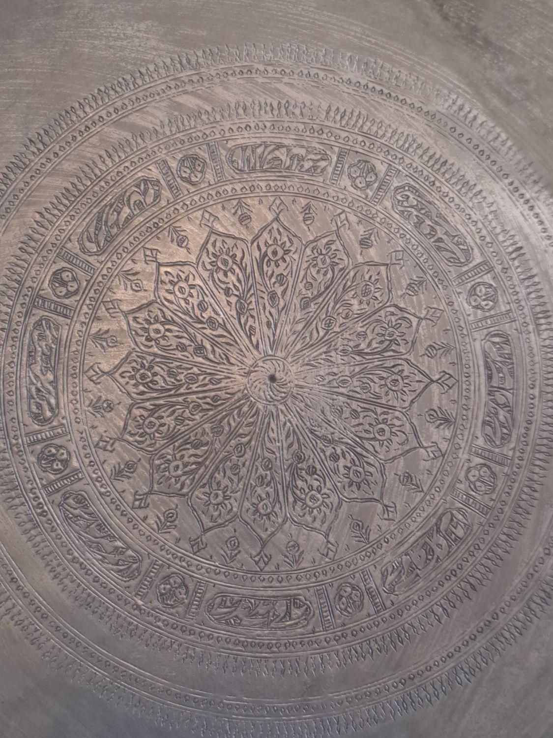 مجمع مسی قاجاری قدیمی|کلکسیون اشیاء عتیقه|اصفهان, آبشار|دیوار