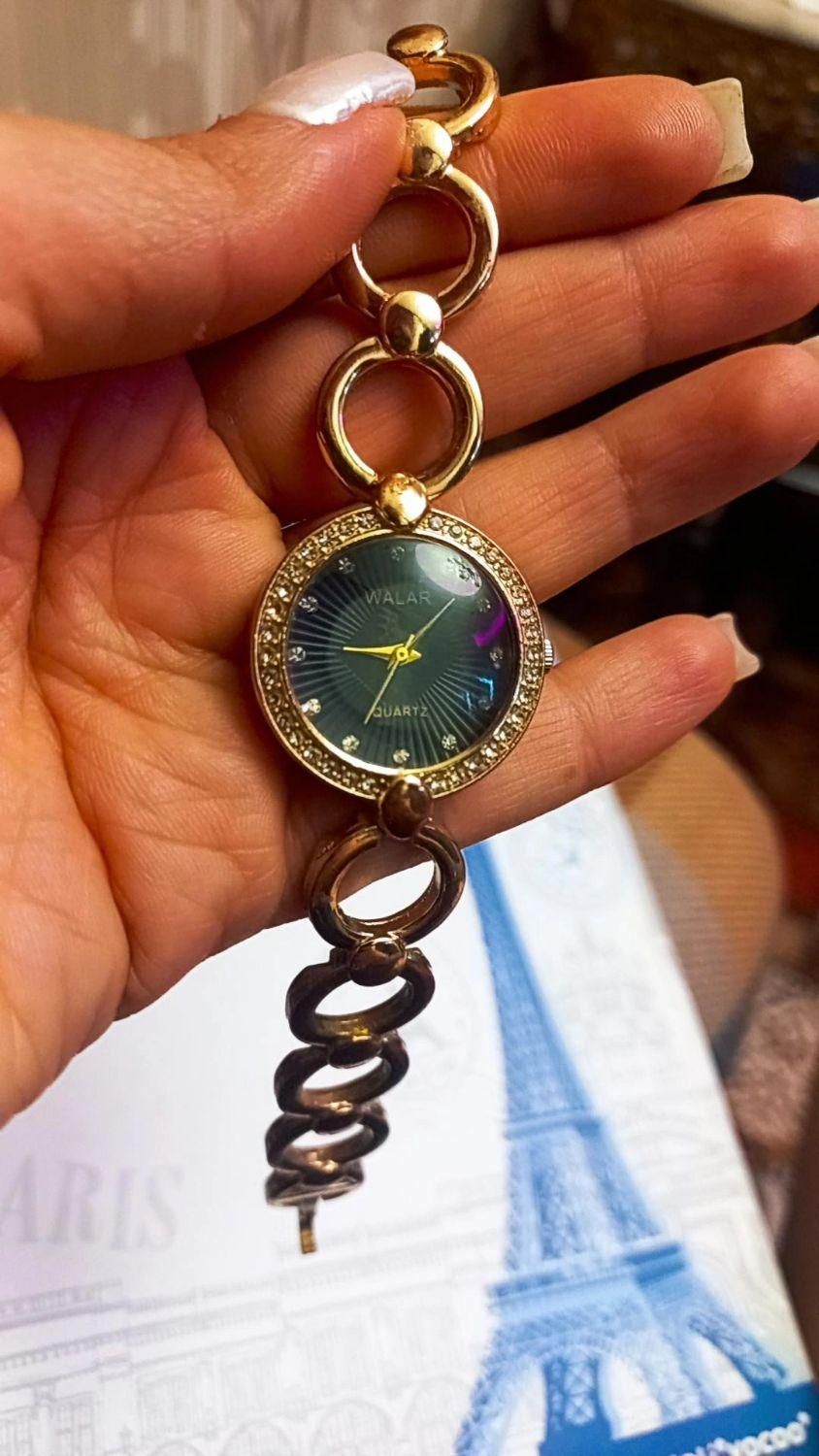 ساعت مچی Quartz باطری آمریکایی بند استیل طلایی|ساعت|شاهین‌شهر, شهرک گلدیس|دیوار