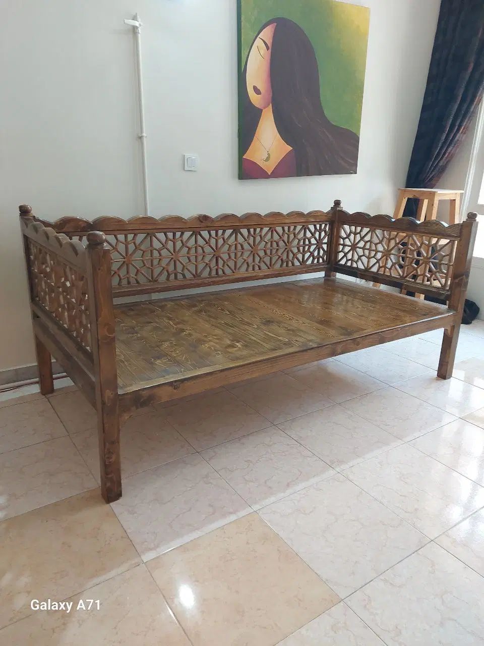 ۲ عدد تخت سنتی چوبی|صندلی و نیمکت|تهران, هروی|دیوار