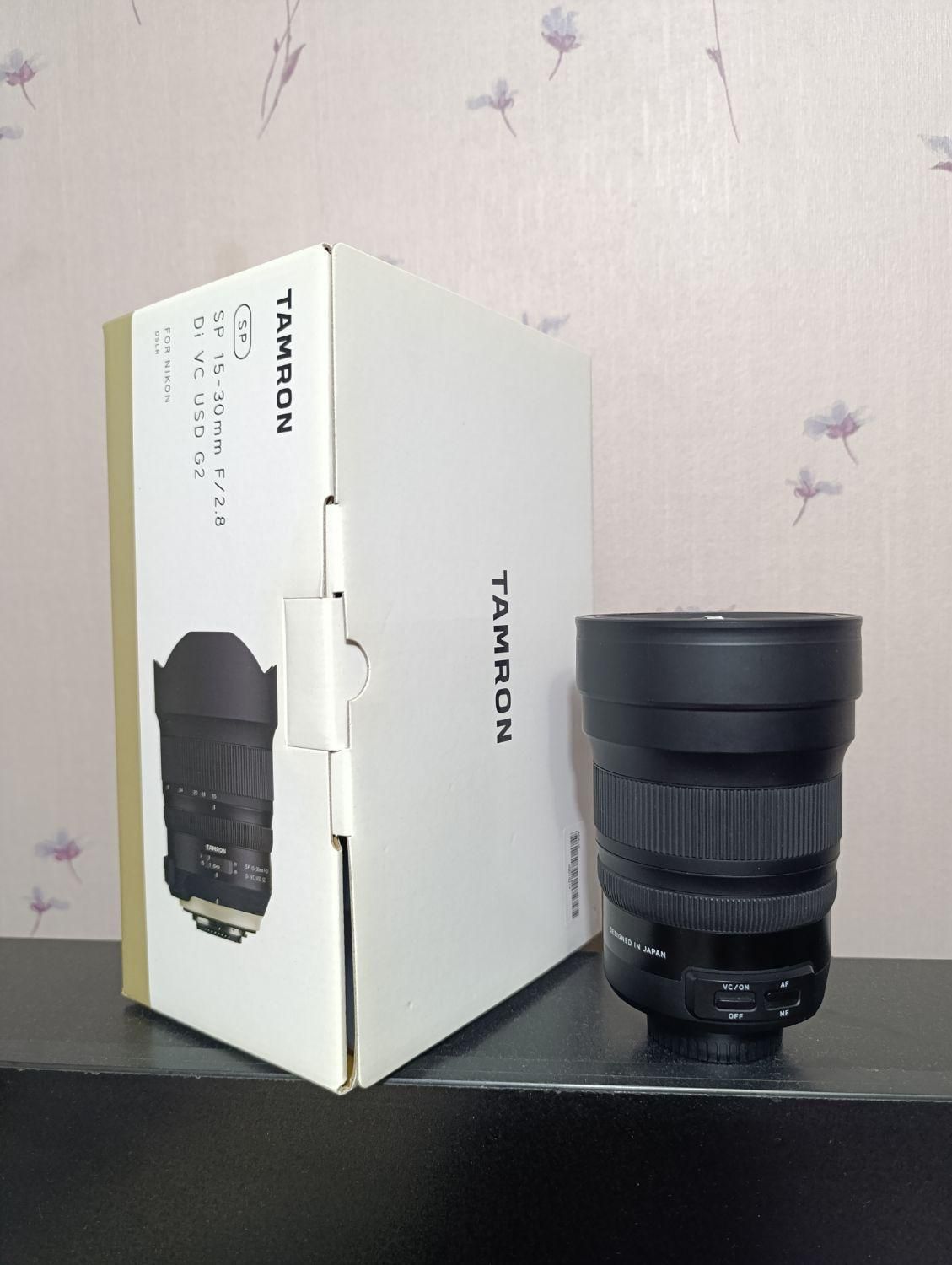 لنز تامرون Tamron 15-30mm G2 f2.8 نیکونی|دوربین عکاسی و فیلم‌برداری|تهران, اختیاریه|دیوار