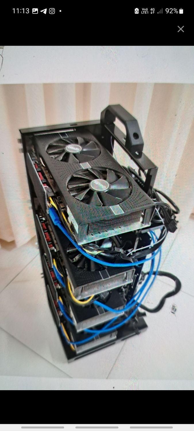 ریگ اتریوم کلاسیک rx470 rx570 rx580|قطعات و لوازم جانبی رایانه|تهران, آبشار تهران|دیوار