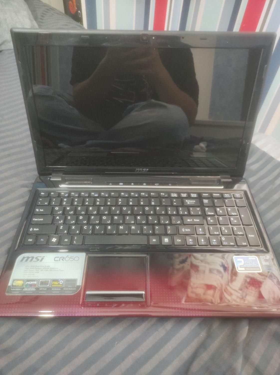 لپ تاپ msi مدلcr650|رایانه همراه|تهران, خانی‌آباد|دیوار