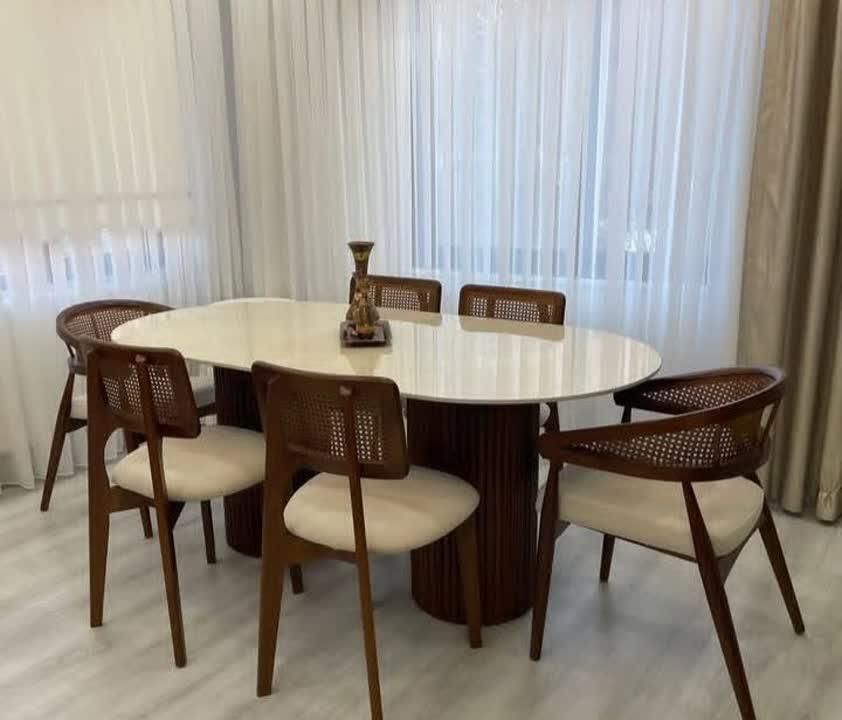 میزو صندلی غذاخوری مدل حصیری|میز و صندلی غذاخوری|برخوار, |دیوار