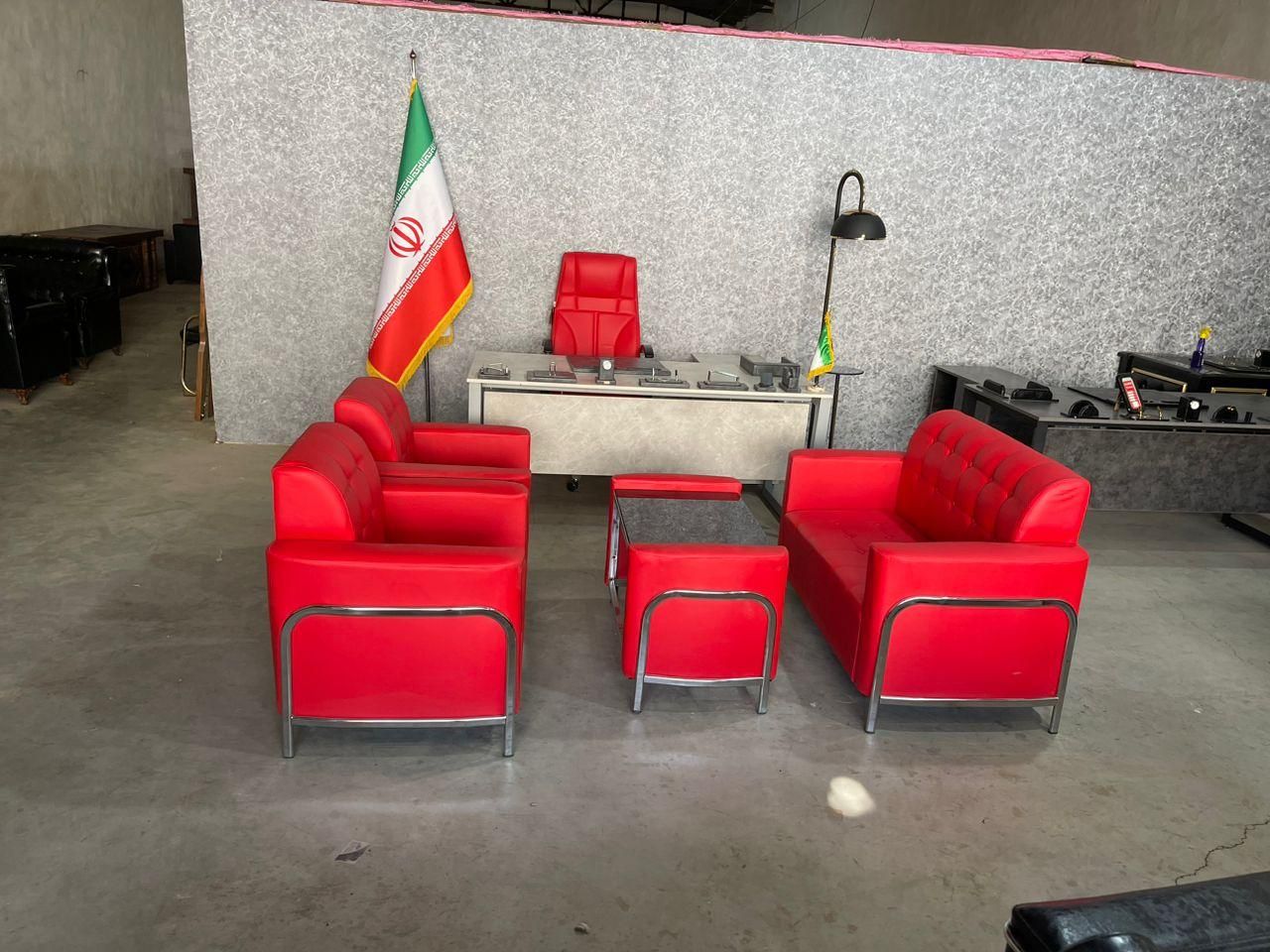 مبلمان کریستال میز مدرن کانترماربل صندلی مدیریت|دفتر کار|ارومیه, |دیوار