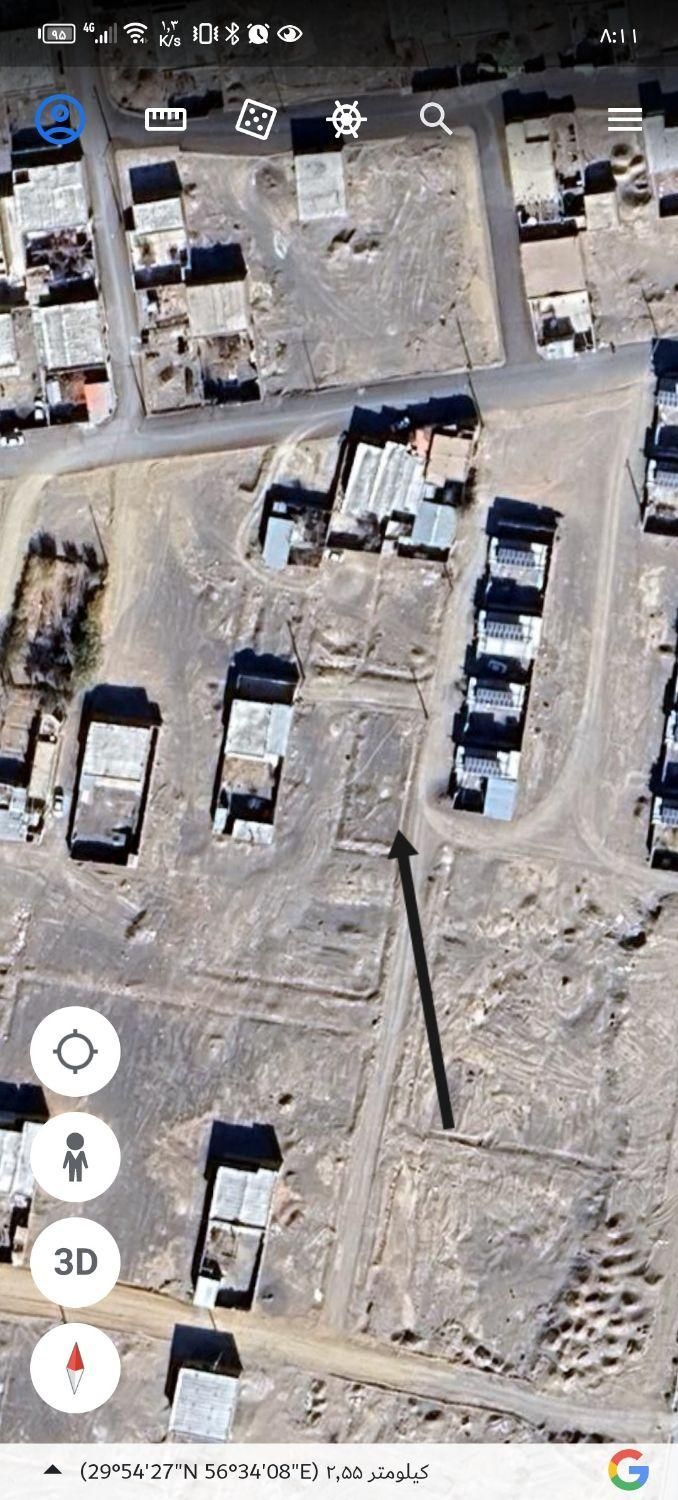 ۱۶ قصب زمین دونبش خیابان پاسداران بردسیر|فروش زمین و ملک کلنگی|بردسیر, |دیوار