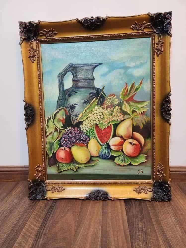 تابلو نقاشی وخطاطی (انتیک) به صورت (مجموعه ای )|تابلو، نقاشی، عکس|کرمان, |دیوار