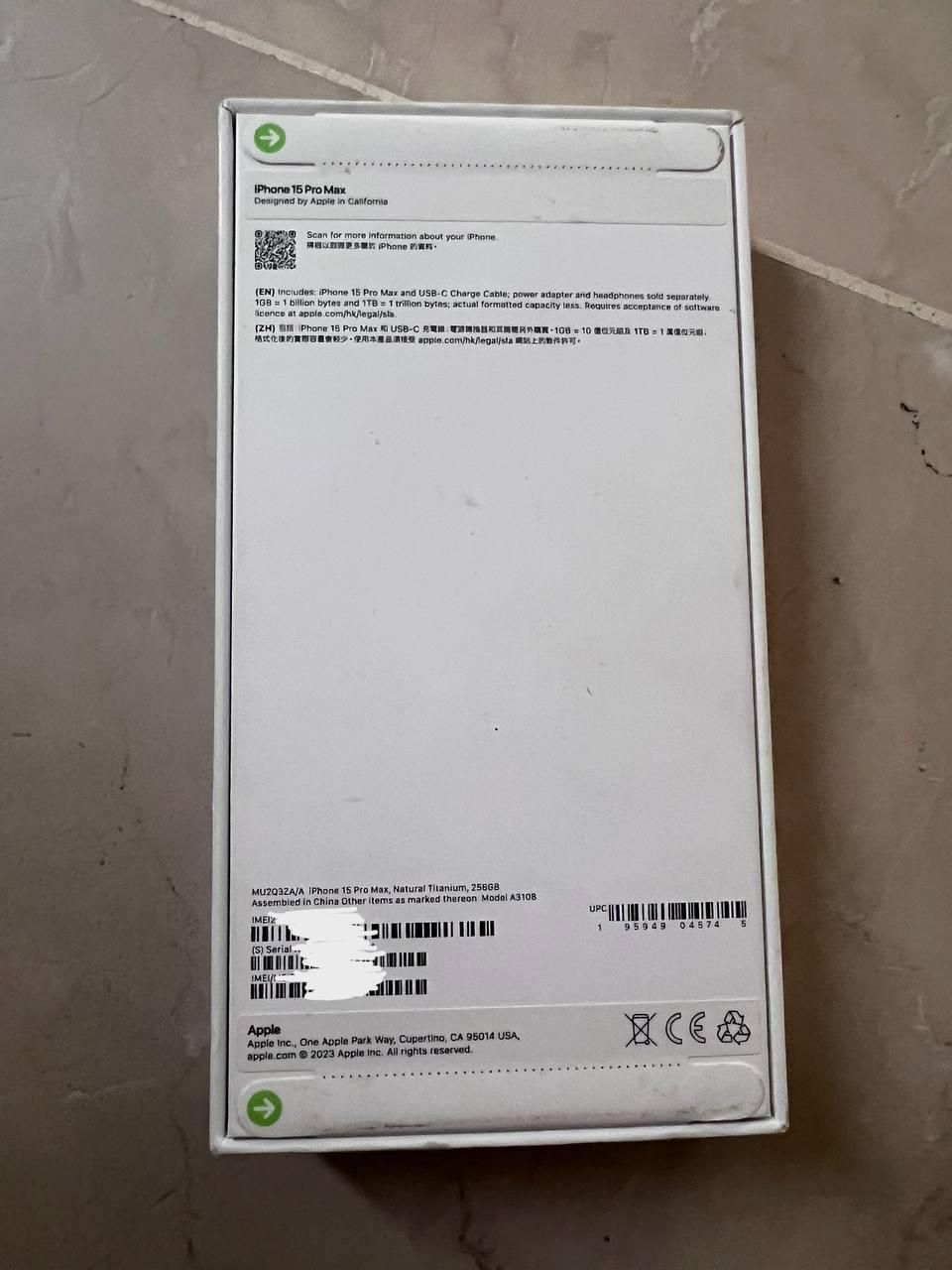 اپل iPhone 15 Pro Max ریجستر شده ۲۵۶ گیگابایت|موبایل|تهران, دزاشیب|دیوار