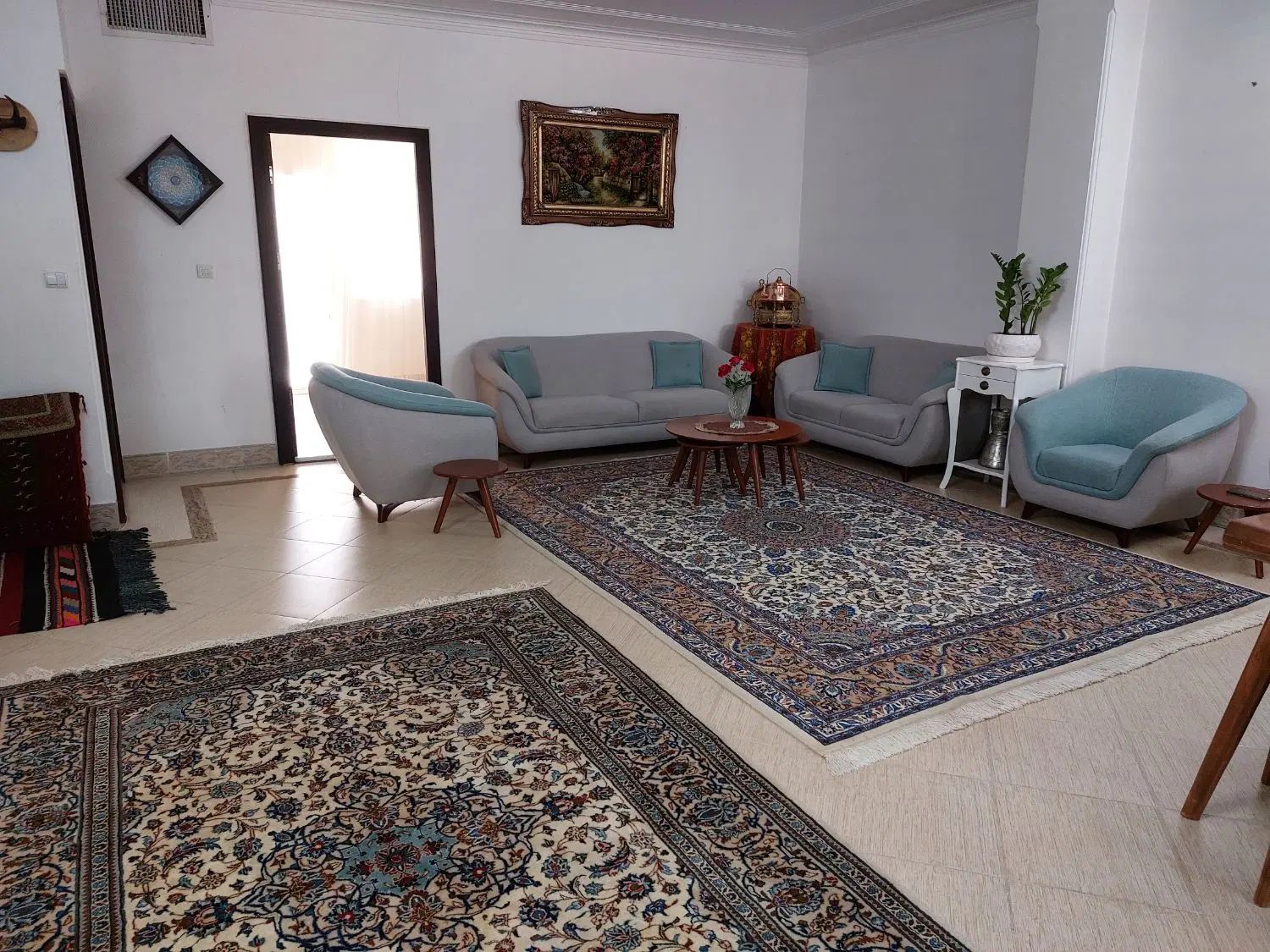 مبل ۷نفره و میزناهارخوری۸نفر و ۲نفره مجزا|مبلمان خانگی و میز عسلی|سمنان, |دیوار