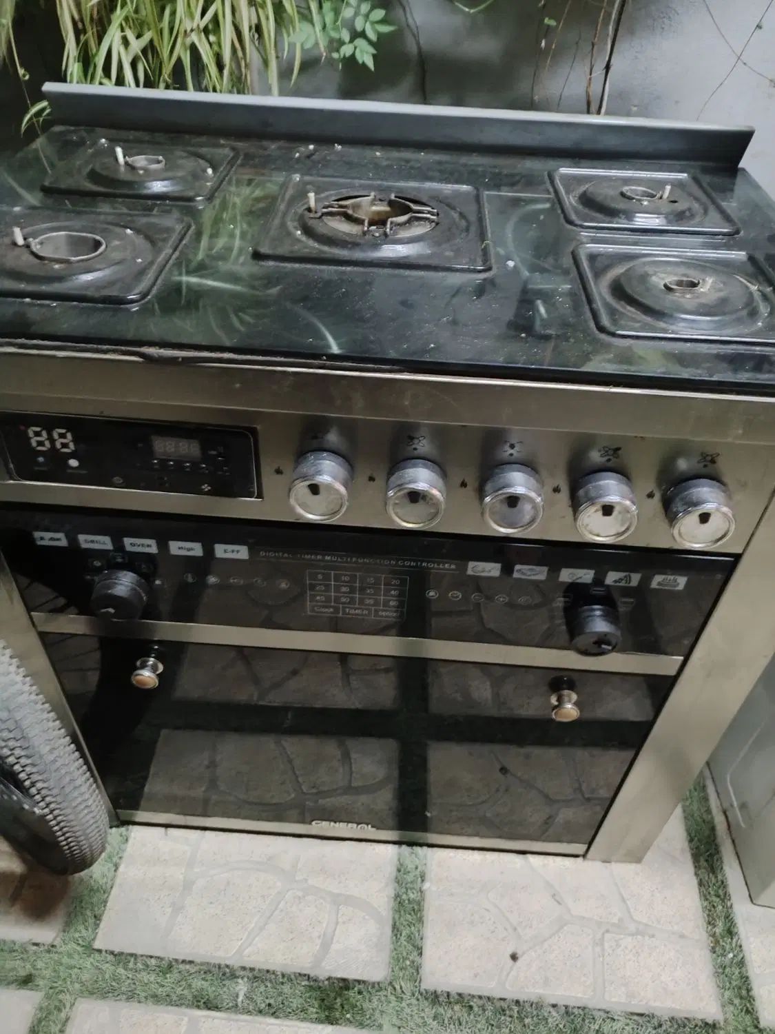 یک عدد اجاق گاز طرح فر ویک عدد ماشین لباسشویی AEG|ماشین لباسشویی و خشک‌کن لباس|کرج, کوی امامیه|دیوار