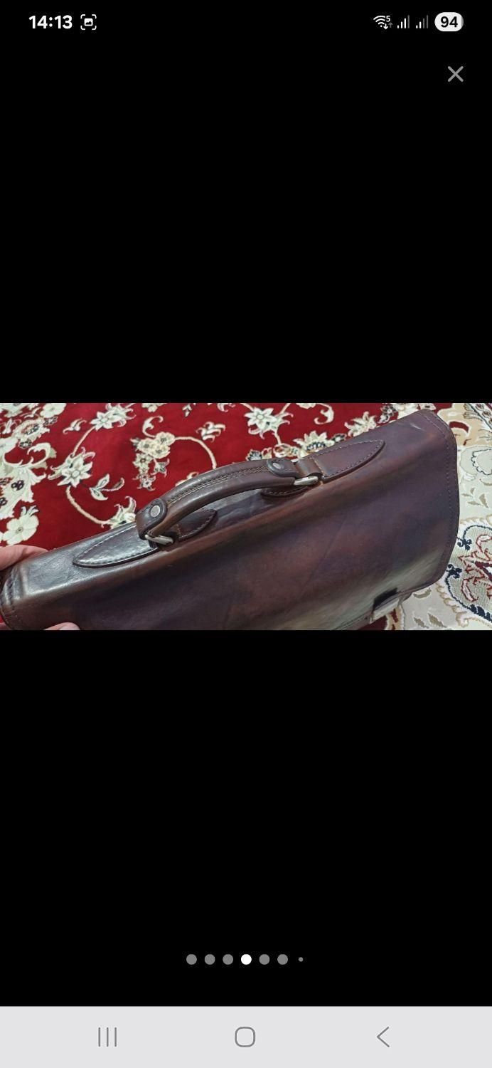 کیف اداری تمام چرم گاوی پارینه چرم|کیف، کفش، کمربند|ایلام, |دیوار