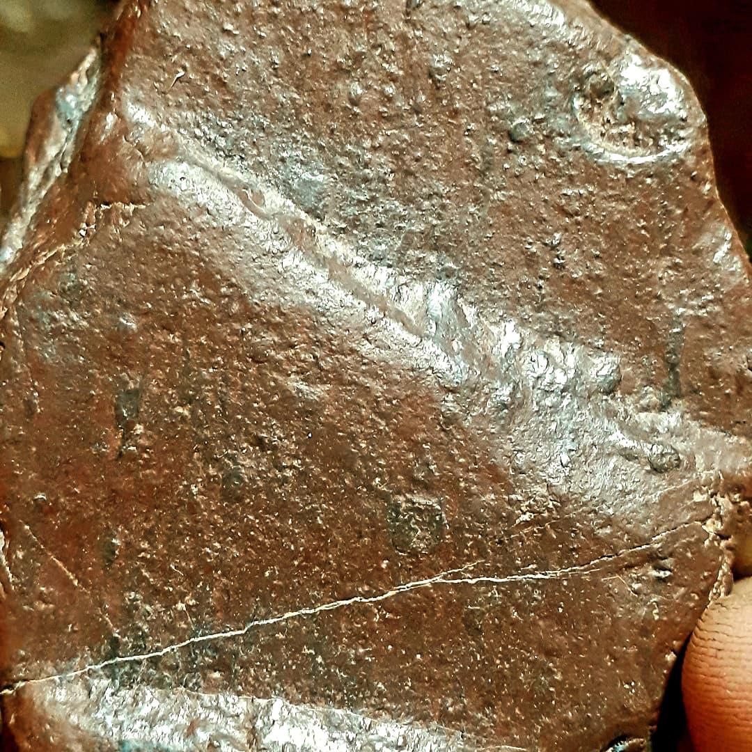 سنگی با پوسته ی سوخته و کندرول|جواهرات|تربت جام, بوستان وحدت|دیوار