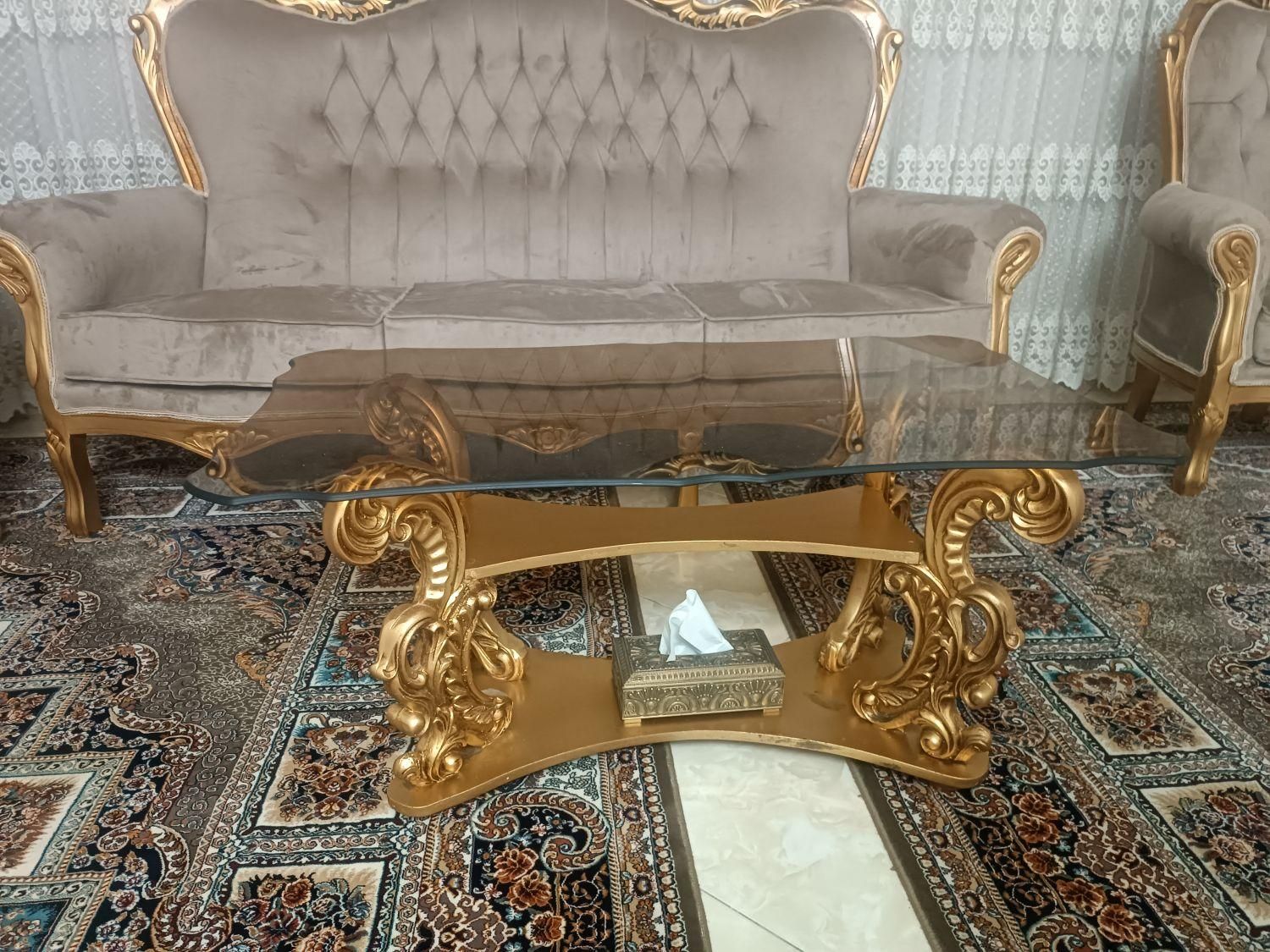 میز  و دو عسلی|مبلمان خانگی و میز عسلی|فردیس, |دیوار