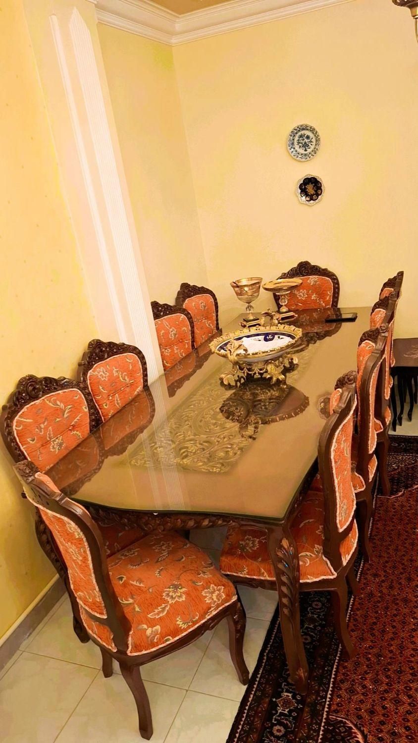 مبل سلطنتی با میز غذا خوری ۱۰ نفره|مبلمان خانگی و میز عسلی|اردبیل, |دیوار