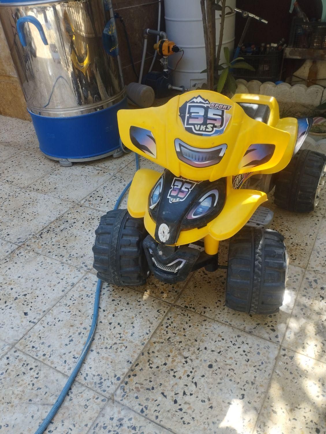 موتور شارجی چهار چرخ|اسباب‌بازی بچه|شیراز, شهرک والفجر|دیوار