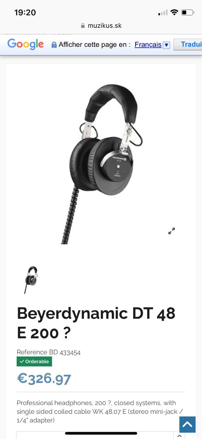 هدفون استودیویی بیرداینامیک مدل Dt 48 beyerdynamic|لوازم جانبی موبایل و تبلت|تهران, چیتگر|دیوار