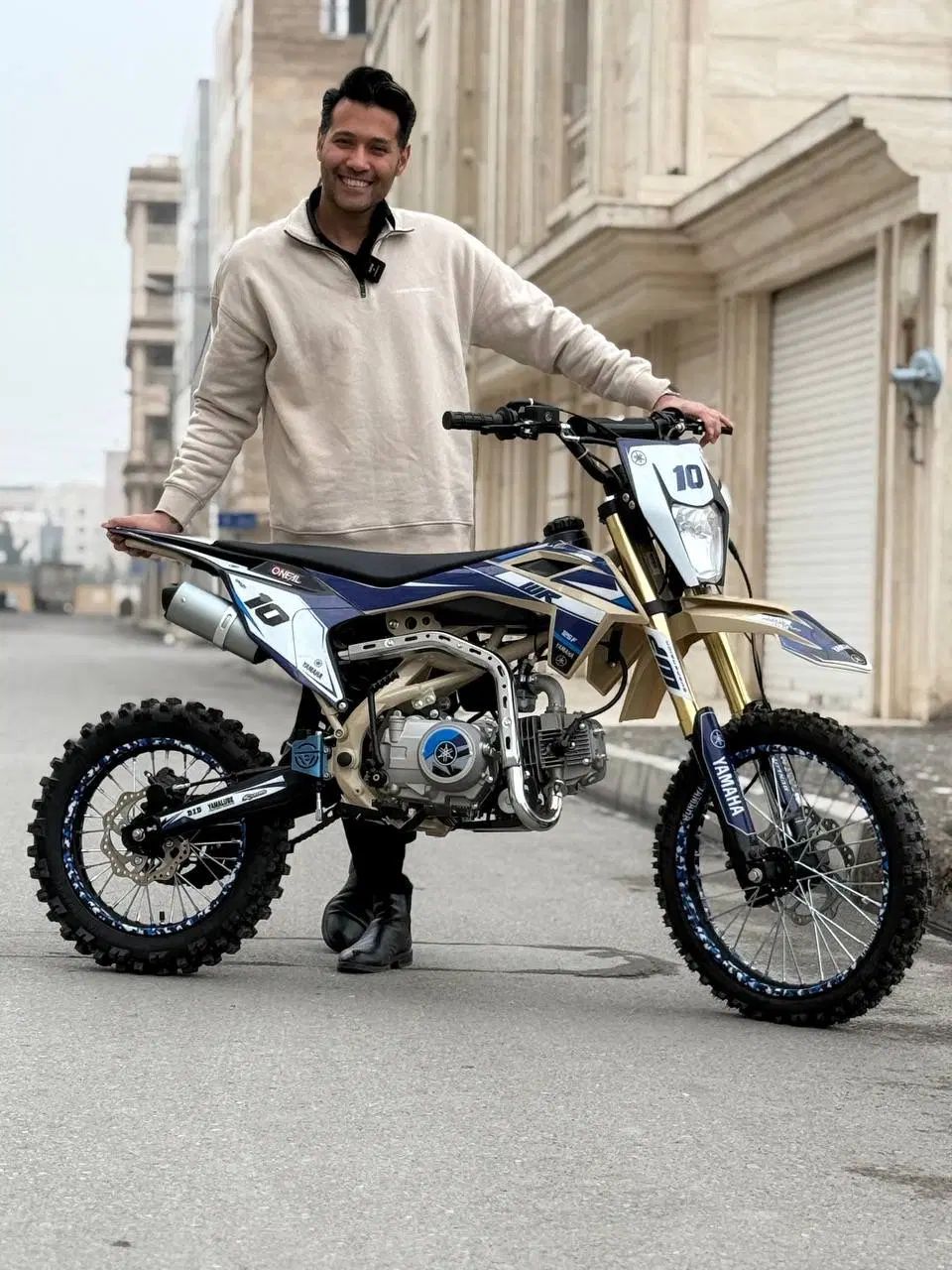 موتورHusqvarna*/ تریل ۱۲۵*کراس هاسکی/ مینی نارنجی|موتورسیکلت|شیراز, احمدآباد|دیوار