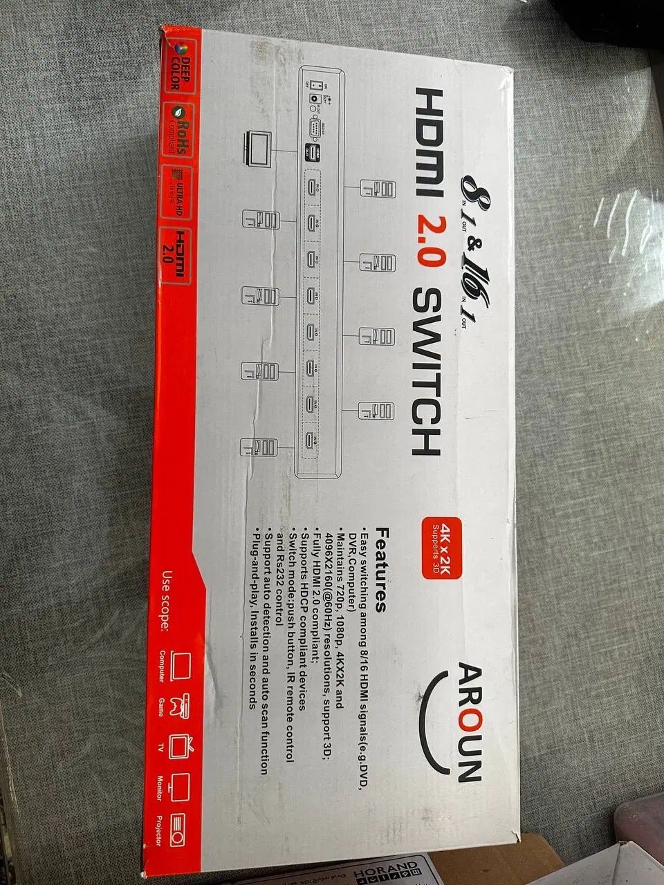 دستگاه مرکزی دوربین اتوترکینگ هوراند و سویچر hdmi|قطعات و لوازم جانبی رایانه|تهران, آسمان|دیوار
