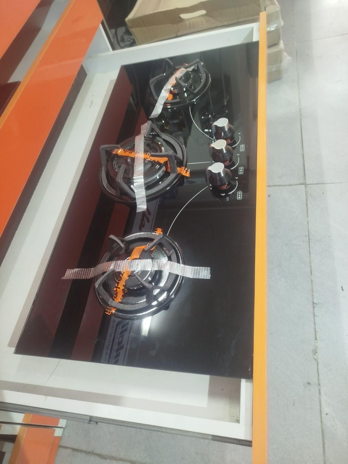 گاز سه شعله شیشه ای|اجاق گاز و لوازم برقی پخت‌وپز|مشهد, نوید|دیوار